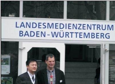 教育參訪德國斯圖佳特媒體與數位教育中心主任合影, 2006年